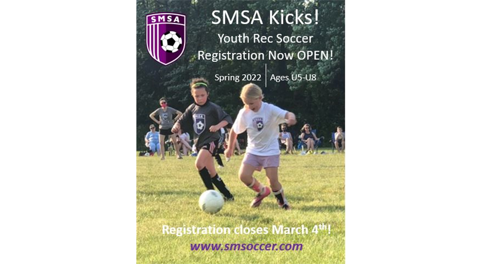 Spring 2022 SMSA Kicks! Register Today!