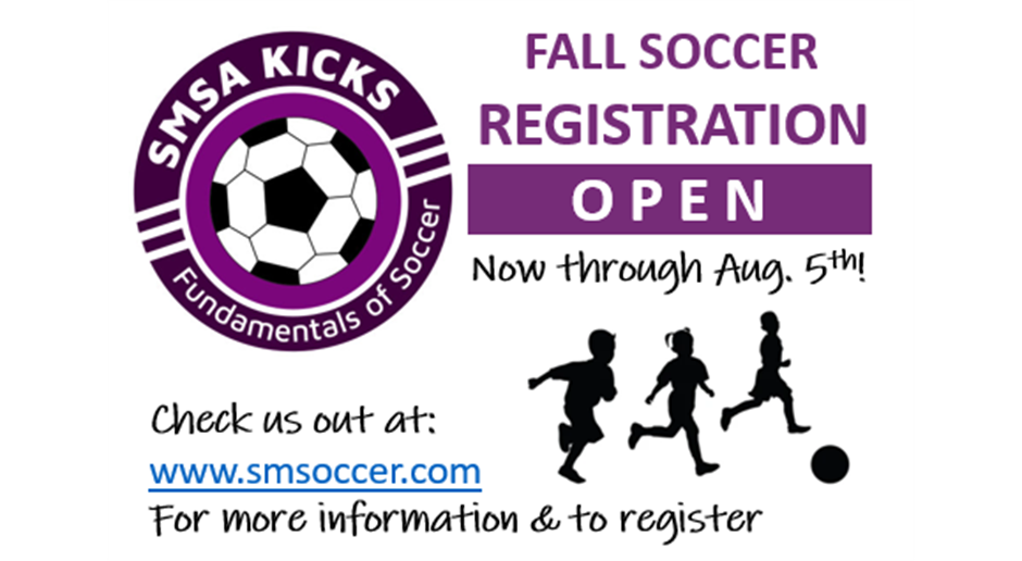 Fall 2022 Kicks! Program Registration Open through Aug 5th